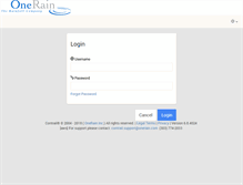 Tablet Screenshot of contrail.onerain.com